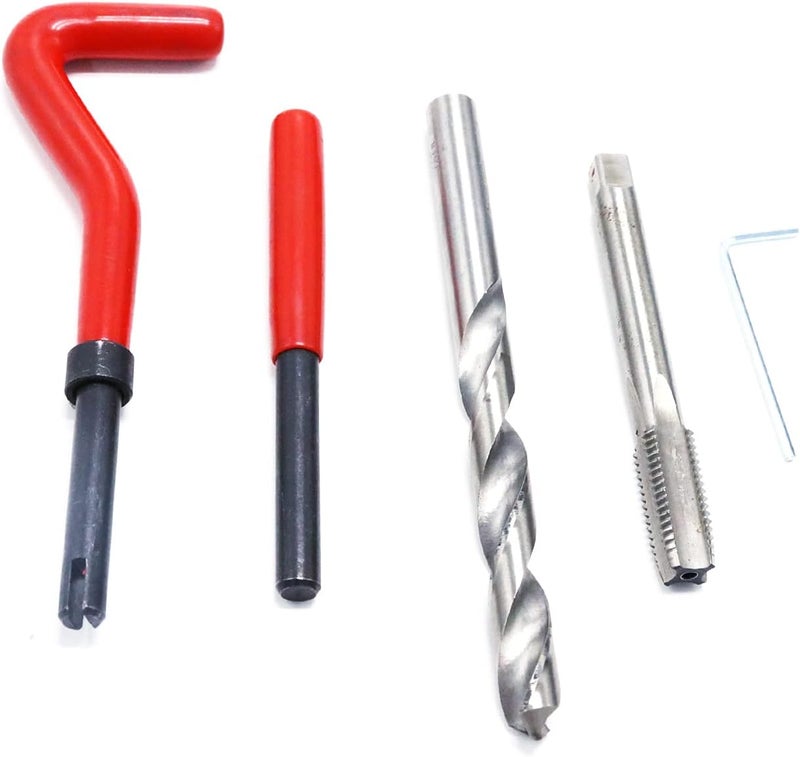 XTAUTO XT AUTO 30pcs Stainless Steel M12 x 1.75mm Thread Repair Insert Kit Compatible Hand Tool Set for Auto Repairing - Image 2